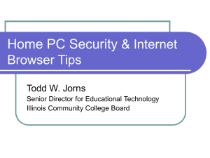 Home Computer Security & Browser Tips
