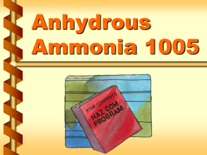 Anhydrous Amonia