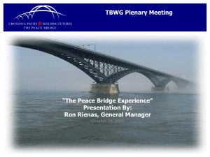 The Peace Bridge Experience