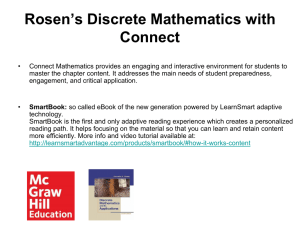 Rosen's Discrete Mathematics with Connect
