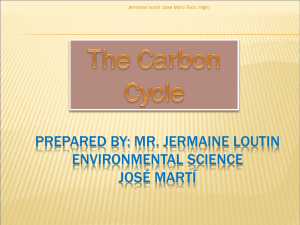 six form carbon cycle - CAPEenvironmentalscience