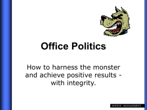 Handling Client Politics