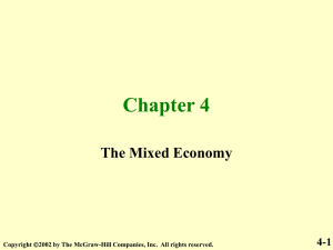 The Mixed Economy - McGraw Hill Higher Education