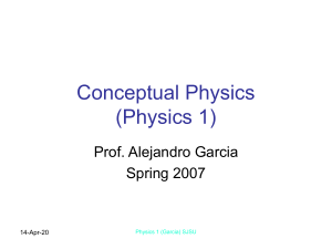 Introduction to Conceptual Physics
