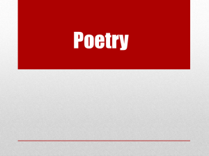 Poetry Intro