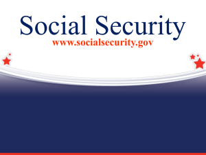 Region 2 Social Security PowerPoint