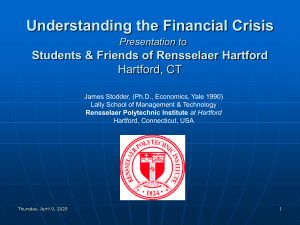 Economic Outlook 2015 - Rensselaer Hartford Campus