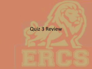 Quiz 3 Review