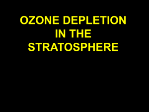 The ozone hole is