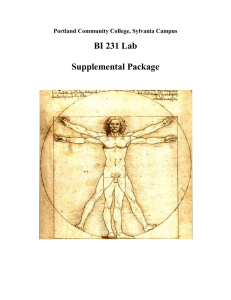 BI 231 Laboratory Package F2012 - PCC