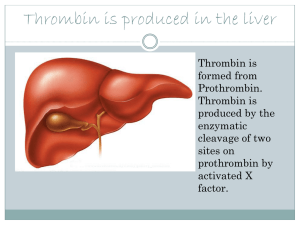 presentation thrombin