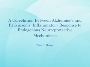 Correlation Between Alzheimer's and Parkinson's: Inflammatory