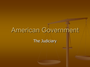 PS 1 The Judiciary
