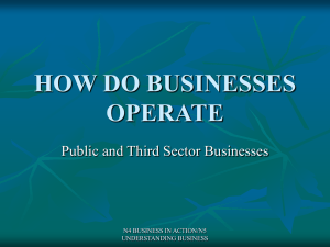 6. Public & third sector businesses