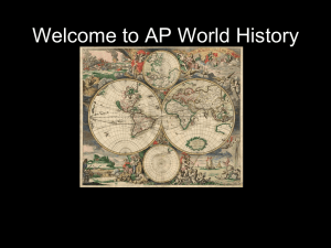 Welcome to AP World History