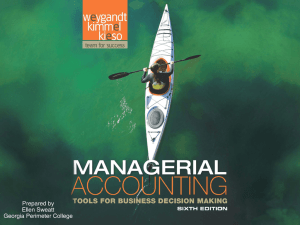 Managerial Accounting, Sixth Edition