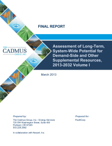 RMP 2013 Assessment of Long-Term System