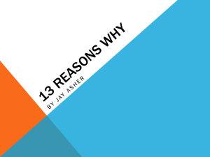 13 Reasons Why. 1