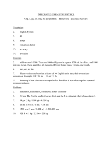 INTEGRATED CHEMISTRY/PHYSICS Chp. 1, pg. 26