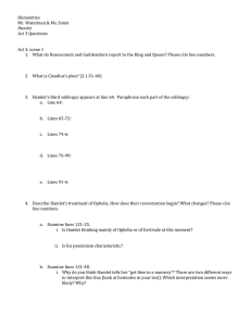 Act 3.1 and 3.2 discussion questions