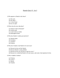Hamlet Quiz's