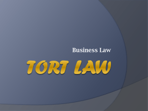 Tort Law PPT