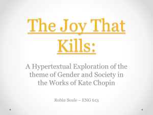 A Hypertextual Exploration of the theme of Gender and Society in
