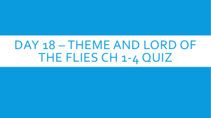 Day 18 – Theme and LOTF ch 1-4 quiz