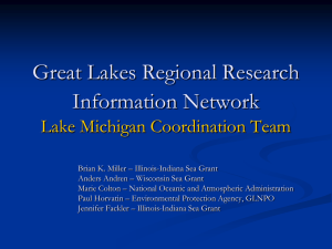 Great Lakes Regional Research Information Network —Lake Michigan