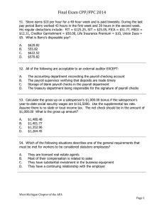 2014 CPP Final Quiz Questions Pt 2(09/04/14) Instructor