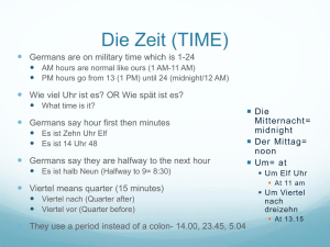 Die Zeit (TIME)