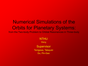 from the Two-body Problem to Orbital Resonances in Three-body