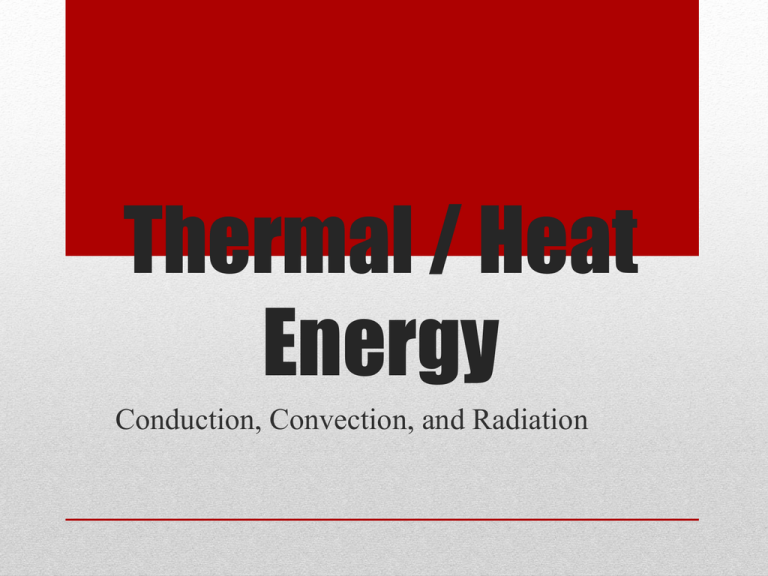 Heat Energy Shamrockscience