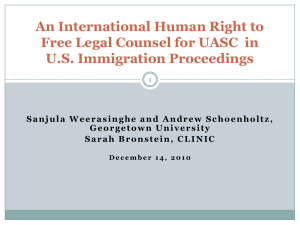 An International Human Right to Free Legal Counsel for