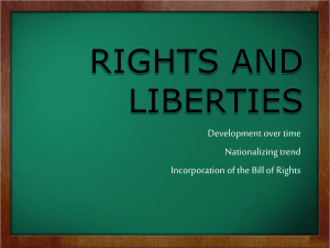 Rights and Liberties