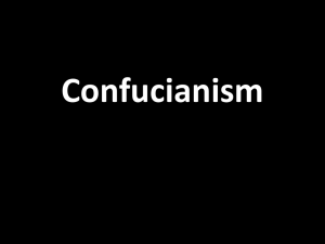 Confucianism - Effingham County Schools