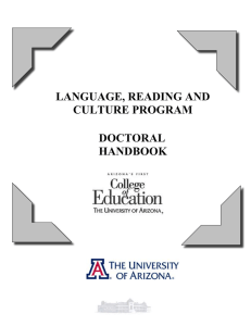 Doctoral Handbook - College of Education