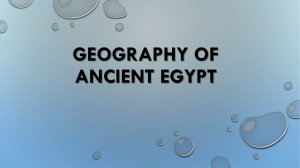 Geography of Ancient Egypt