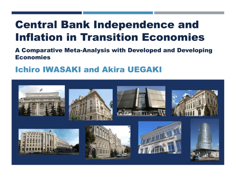 Central Bank Independence And Inflation In - Meta