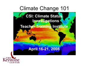 Climate Change 101 PPT