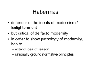 Habermas - Capital Social Sul