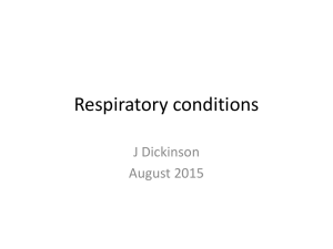 Respiratory Conditions
