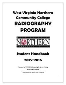 Radiography Student Handbook 15-16