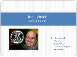 Jack Welch General Electric