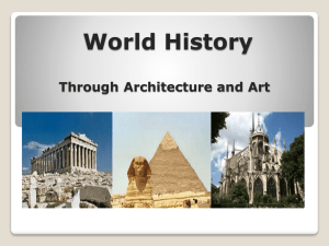 Architecture and Art in Western Civilizations