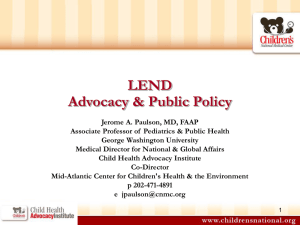 Advocacy Slides