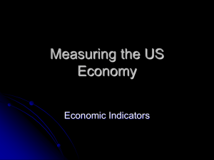 Measuring the US Economy
