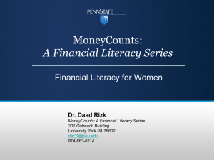 A Financial Literacy Series