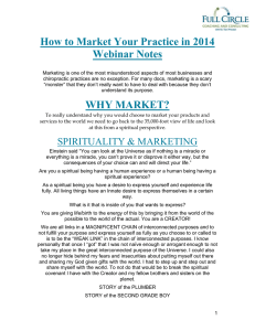 How to Market Your Practice in 2014 Webinar Notes