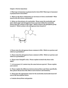 Chapter 2 Review Questions 1. What type of monomer is